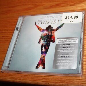 3/$28- new sealed 2CD Souvenir Edition Michael Jackson's THIS IS IT 2009 2-disc